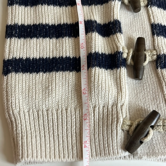 Baby Gap Shawl Collar Striped Cardigan Toddler 3 years blue Organic Cotton - Picture 11 of 12